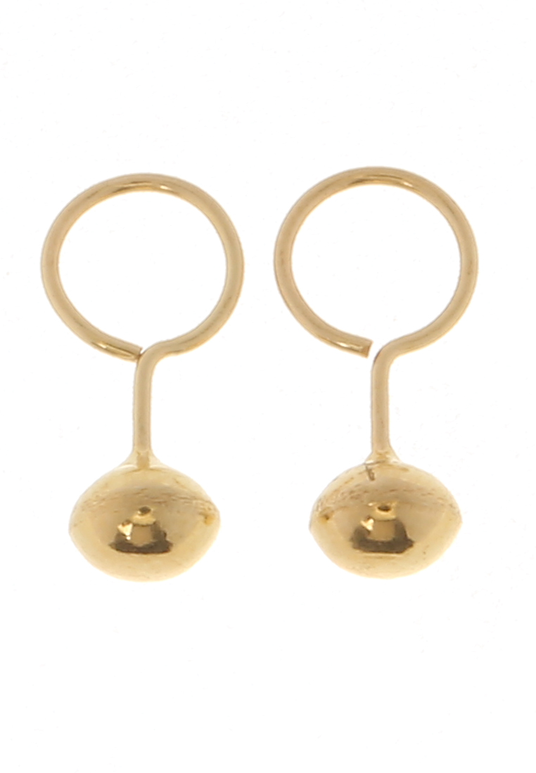 Evernoon Anting Emas Model Toge Perhiasan Wanita Premium Quality - Polos