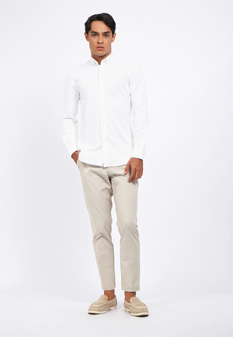 Executive Slim Fit Yarn Dyed Houndstooth Pants