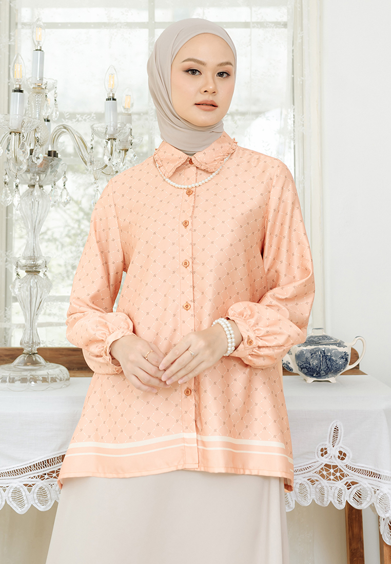 EXIT Signature Fanny Blouse