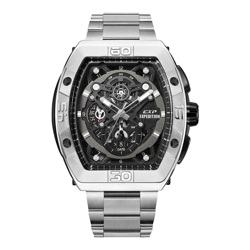 Expedition Jam Tangan Pria Expedition Chronograph E 6800 MC BSSBA Men Stainless Steel