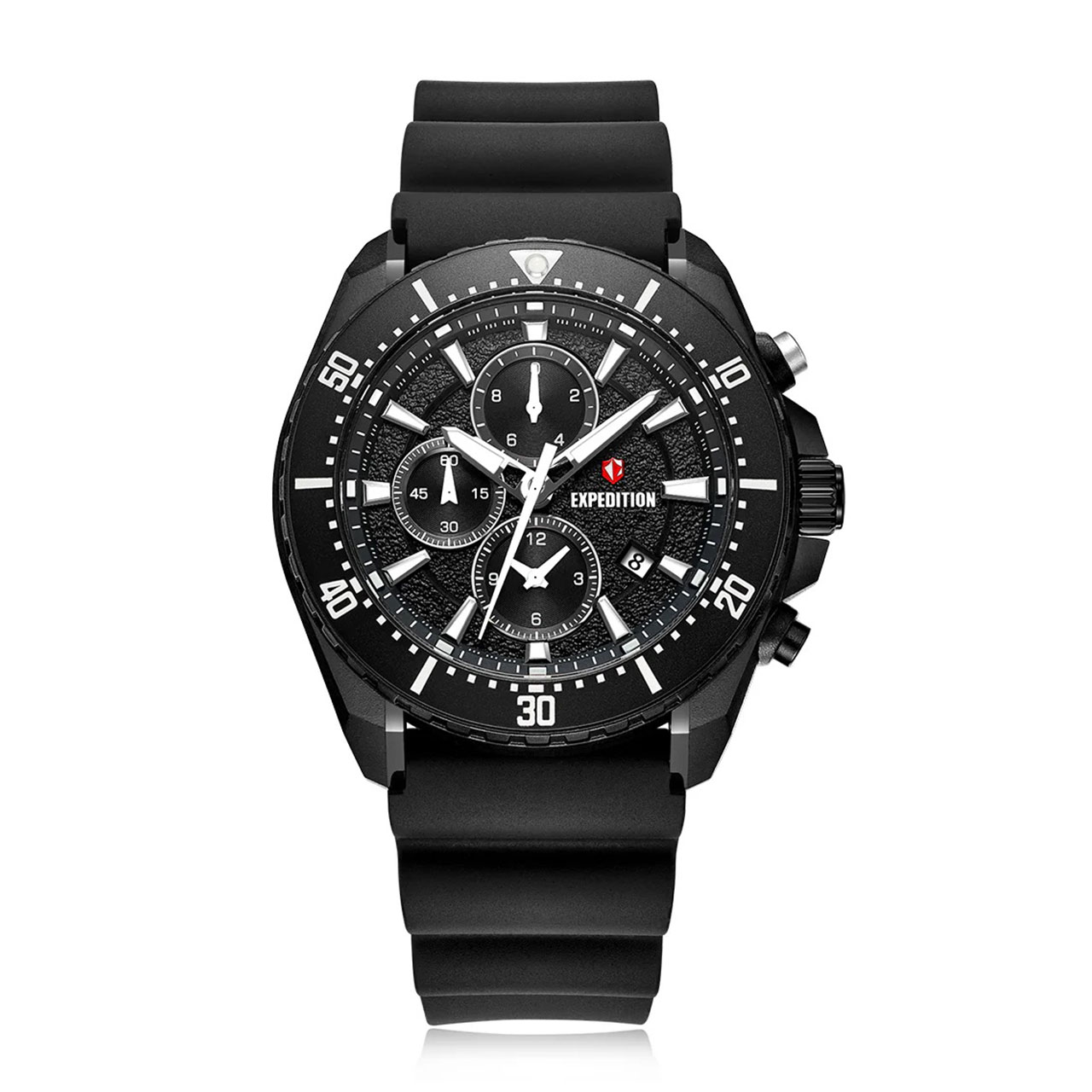 Expedition Jam Tangan Pria - Black - Rubber - 6869 MCRIPBA