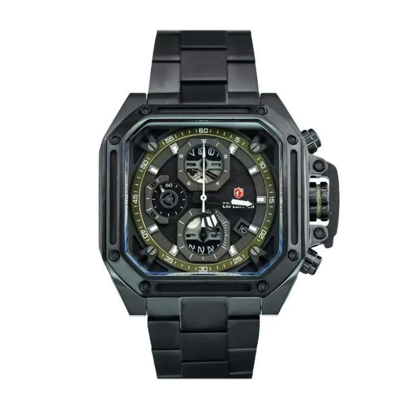 Expedition Jam Tangan Pria Expedition Chronograph E 6812 MC Men Stainless Steel Strap