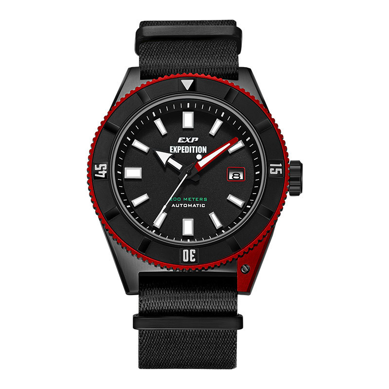 Expedition Jam Tangan Pria  Expedition EXP Automatic E 6819 MANIPBARE Nylon Strap