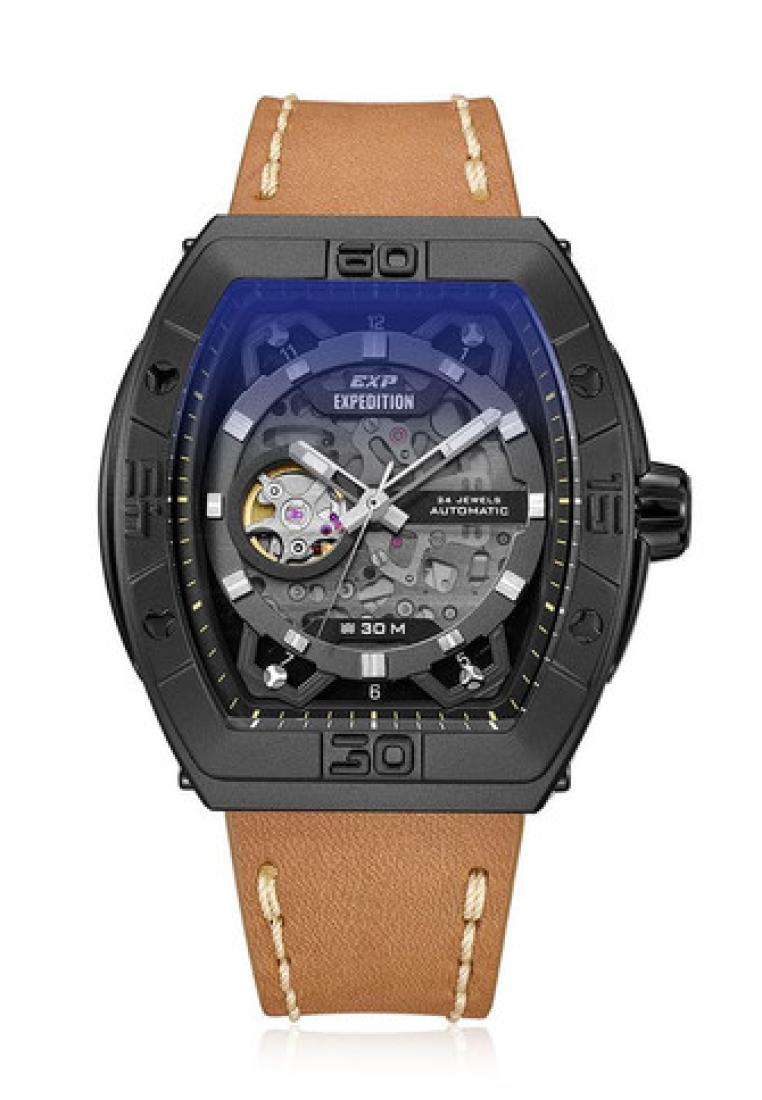 Expedition 6800 Kulit Coklat Hitam Automatic Cowok