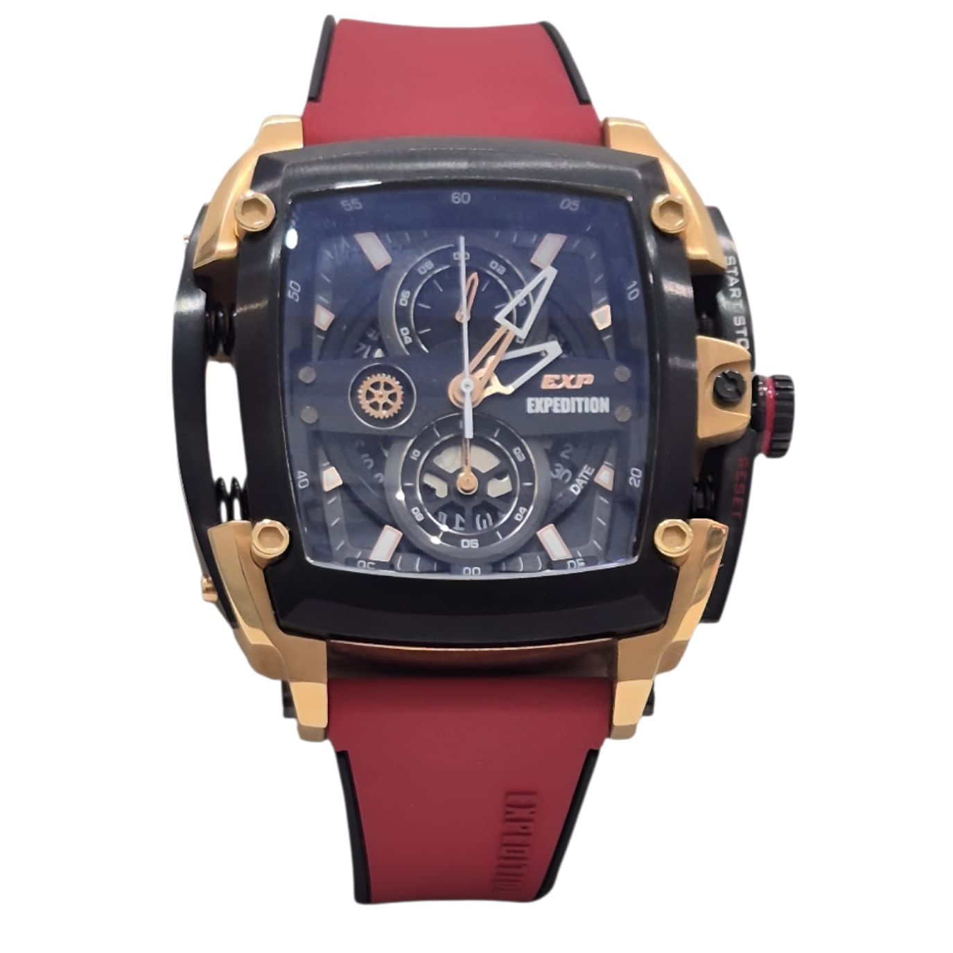 Expedition 3008 Rosegold Karet Merah Cowok