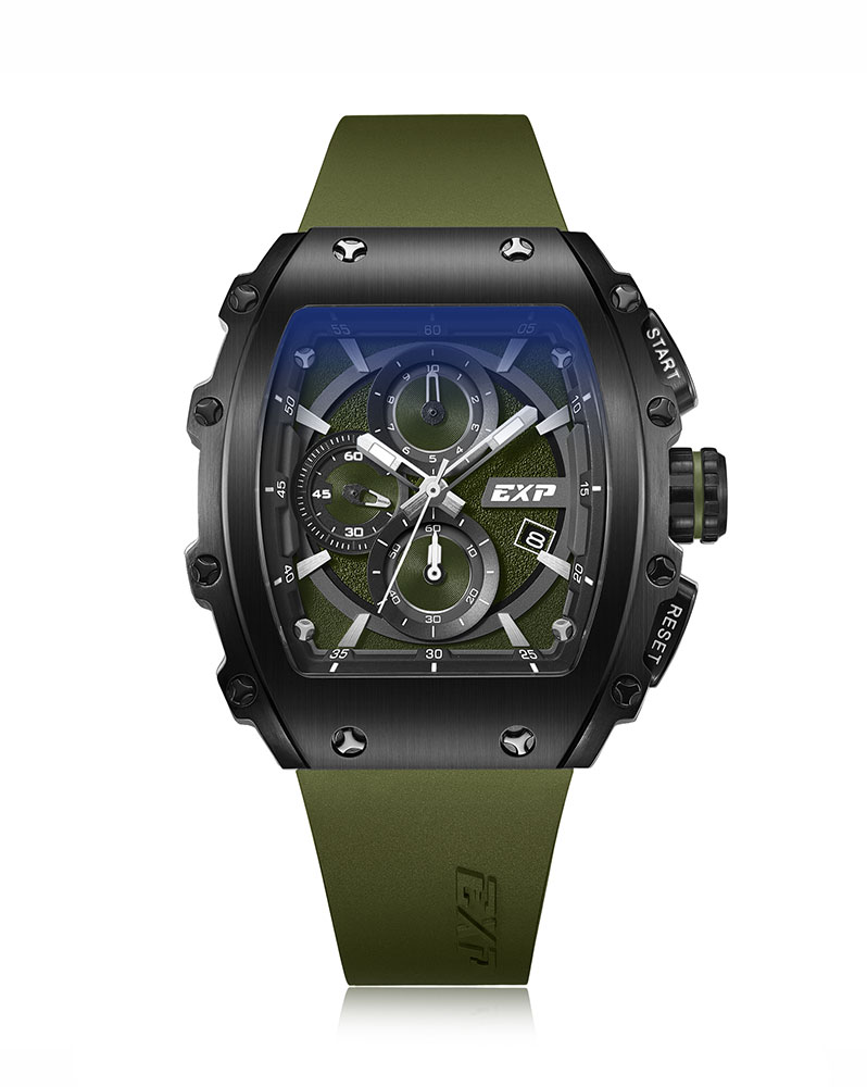 Expedition Jam Tangan Pria Expedition Chronograph E 6846 MC RIGGN Men Rubber Strap