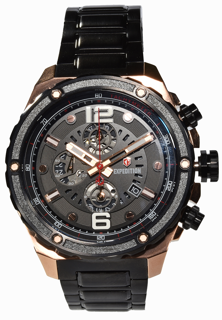 Expedition - Jam Tangan Pria - Rosegold - Stainless Steel - 6732MCBBRBA
