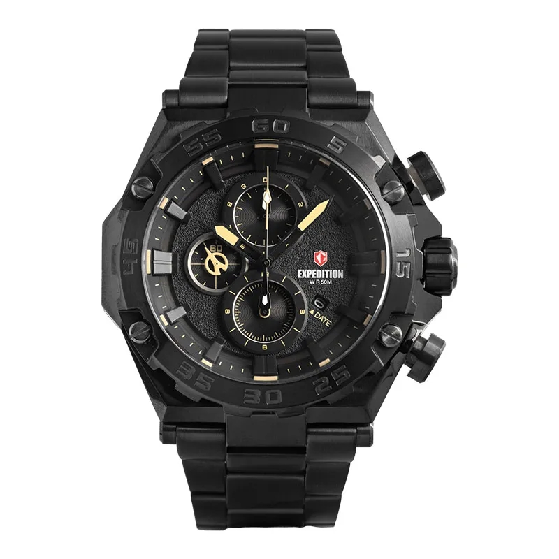 Expedition Jam Tangan Pria Expedition Chronograph E 6797 MC BIPBAIV Men Stainless Steel