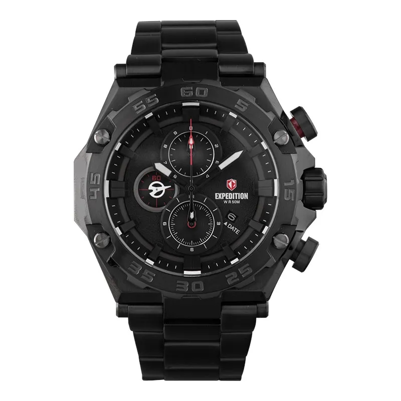 Expedition Jam Tangan Pria Expedition Chronograph E 6797 MC BIPBA Men Stainless Steel