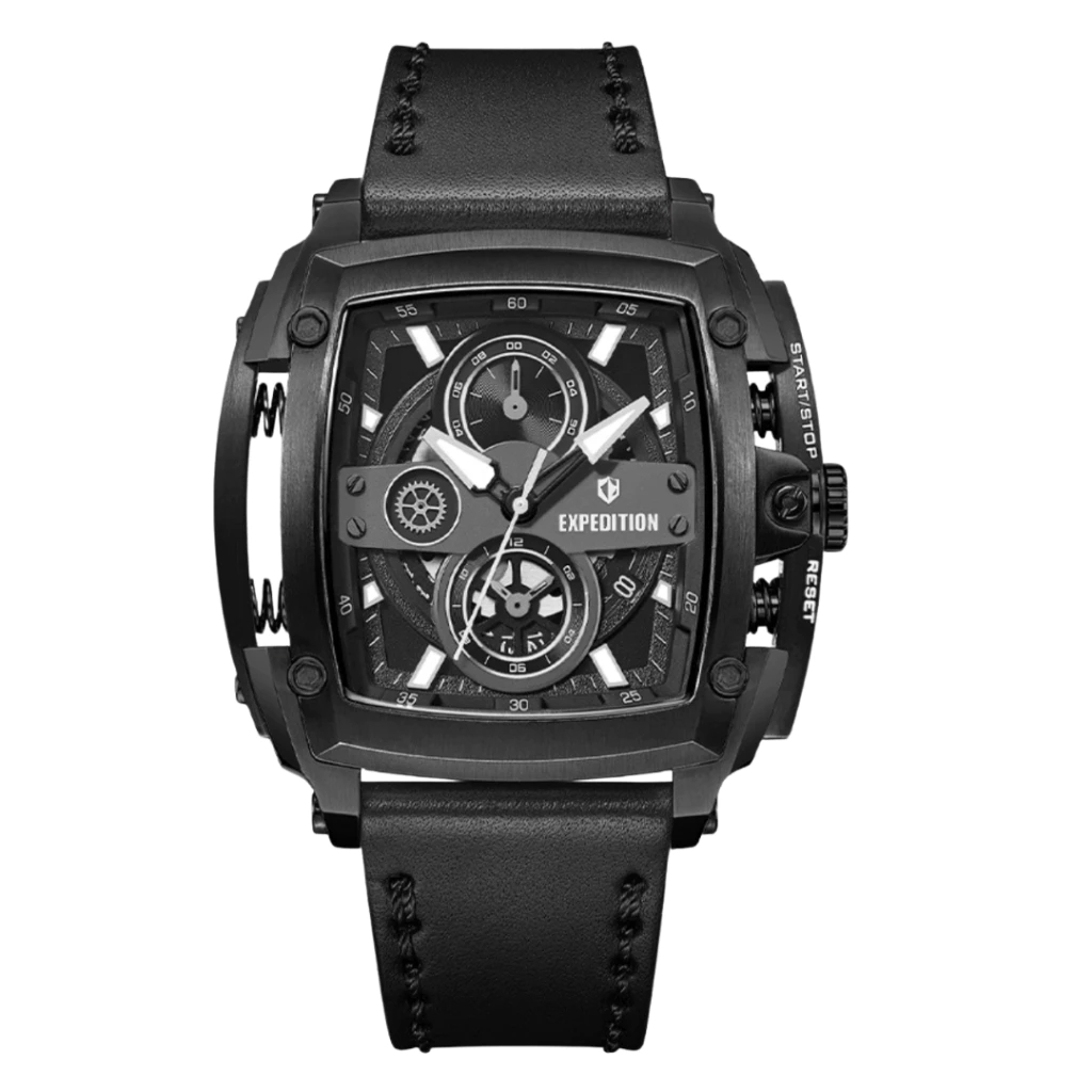 Expedition Jam Tangan Pria Expedition E 3008 GC LIGBA Leather Strap