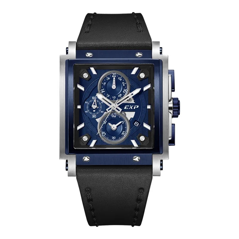 Expedition Jam Tangan Pria Expedition E 6731 GC LTUBU Leather Strap