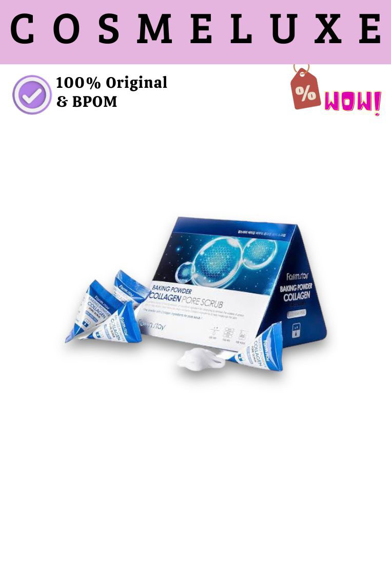 Farm Stay Baking Powder Collagen Pore Scrub 7g x 5pcs