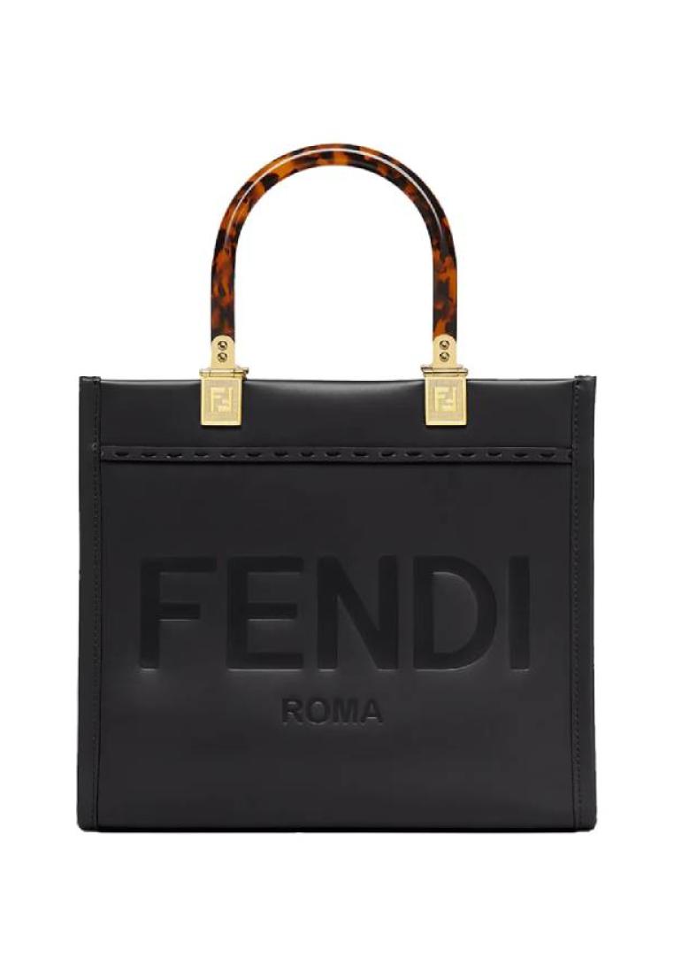 FENDI Sunshine Small Shopper Bag Black