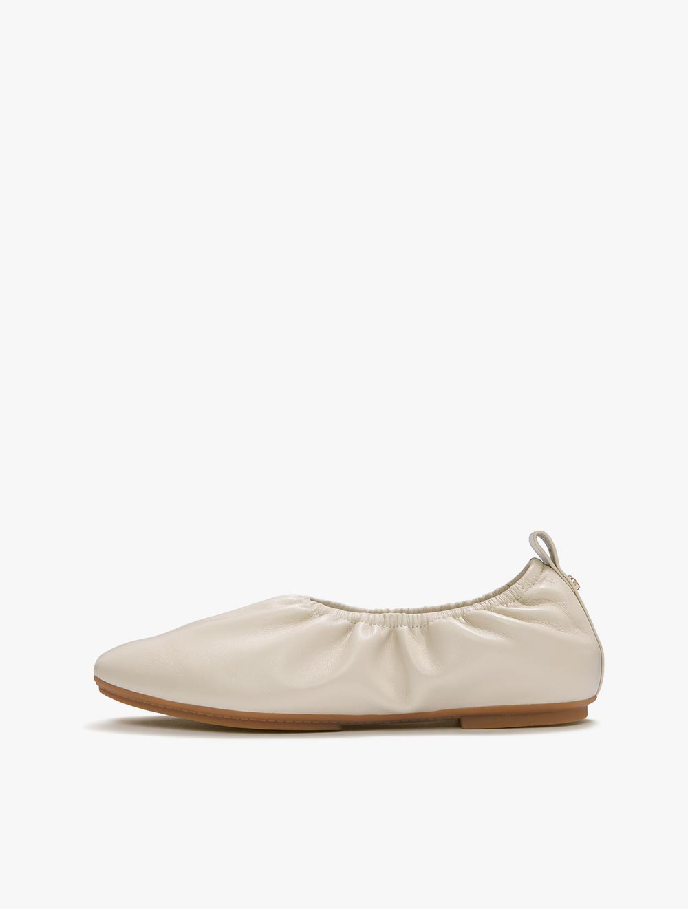 Fitflop Delicato Poise Leather Ballerinas - Hazy Taupe