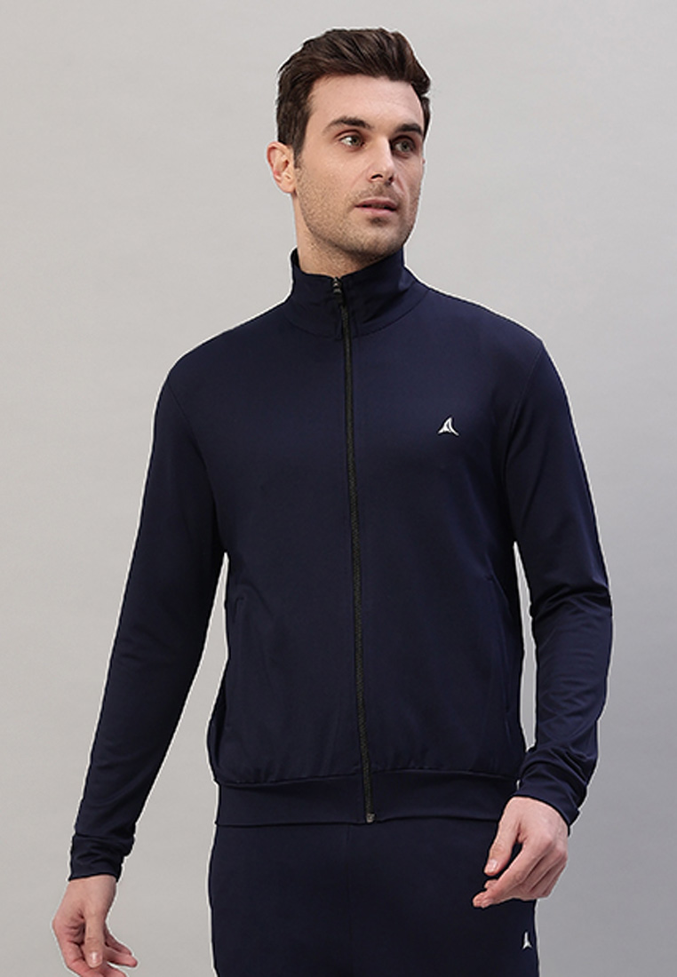 Fitleasure Jaket Track Pelatihan Angkatan Laut Pria