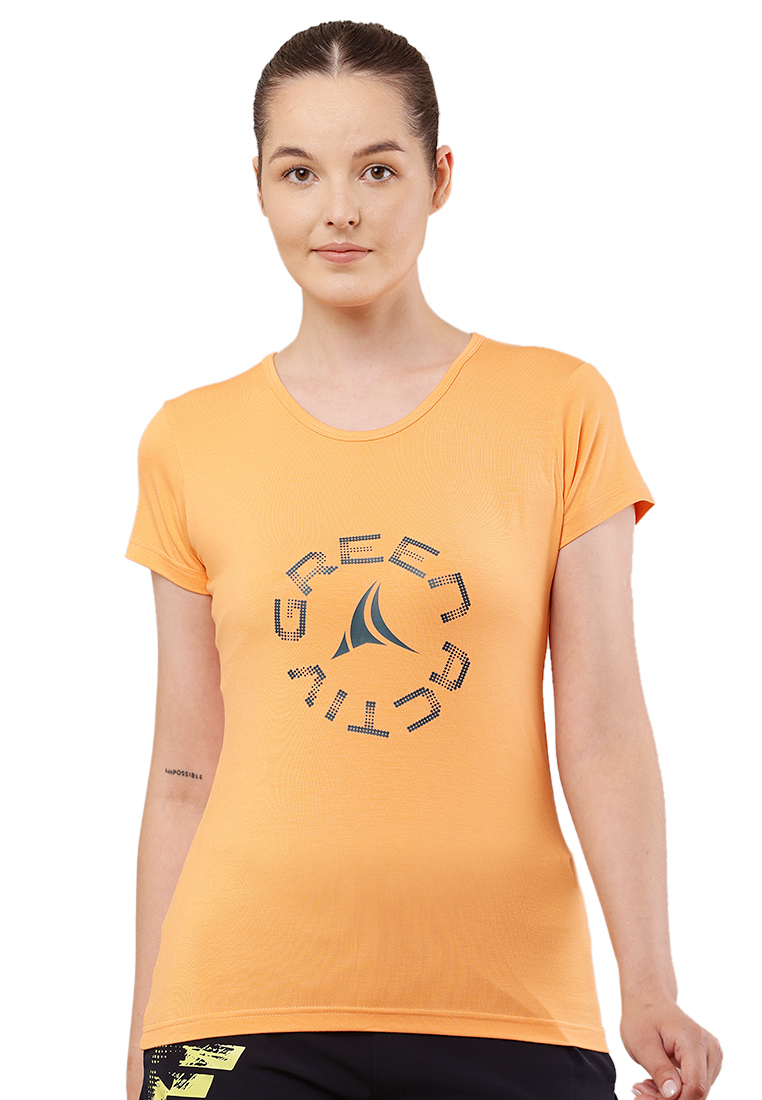 Fitleasure Kaos Pelatihan Bambu Ramah Lingkungan Wanita Kuning Premium