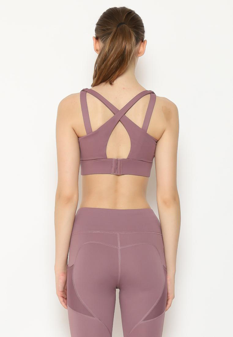 Fitwear - SportBra Olahraga Wanita DOROTHY LAYERS HOOK - AFRICAN VIOLET