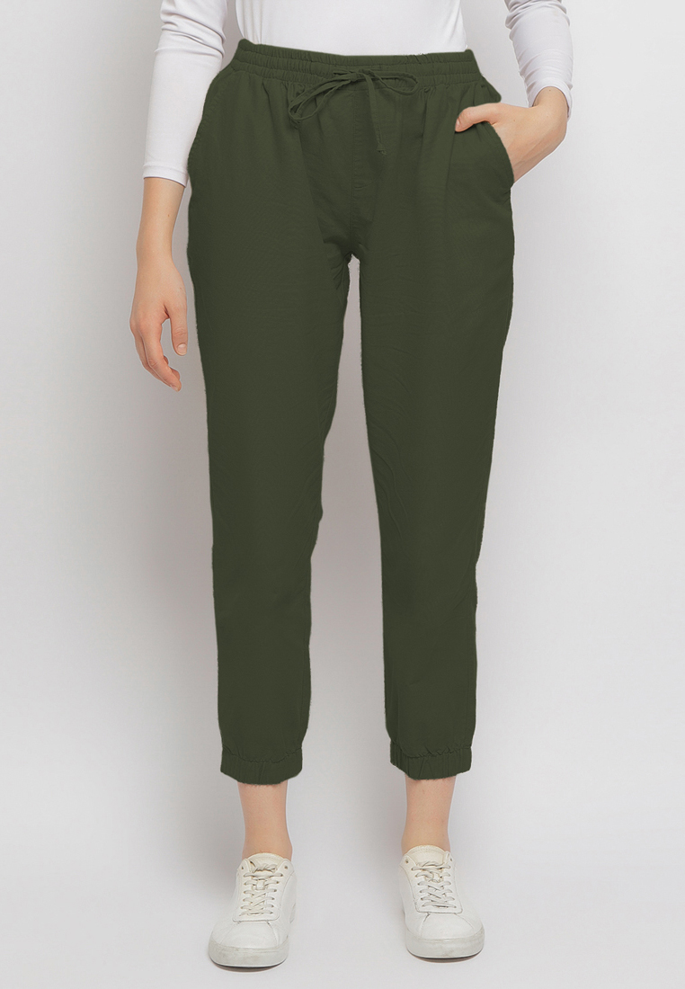 Flamoush Wataru Green Pants Jogger