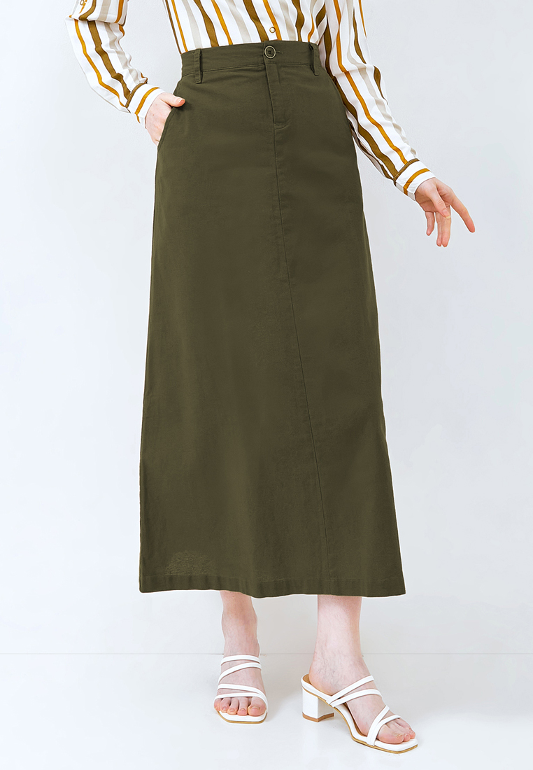 Flamoush Vandes Green Skirt