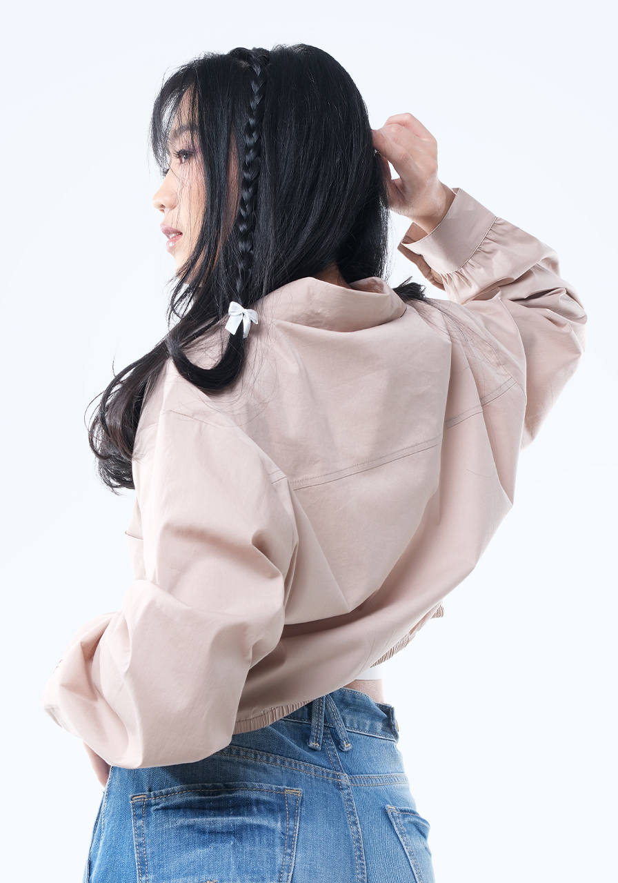 FOD Kemeja Wanita Haerin Khaki