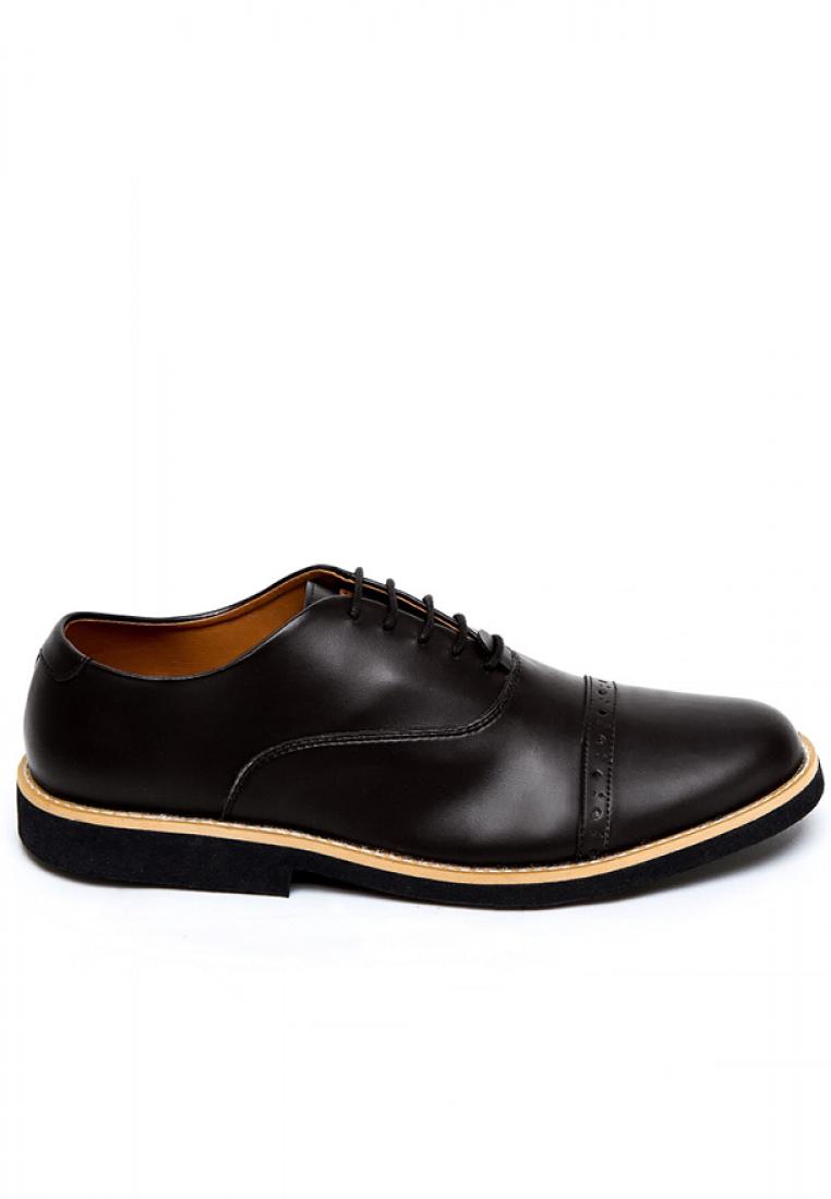 Footstep Footwear Oxford Black Men Shoes
