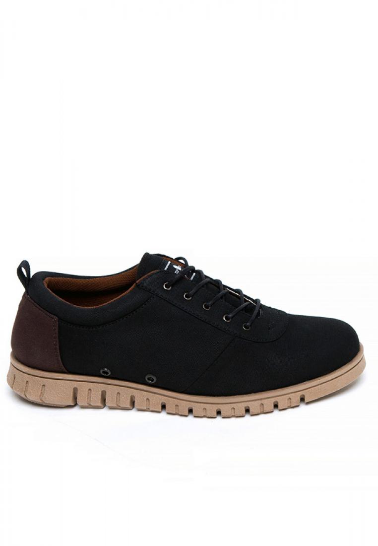 Footstep Footwear Polka Black Men Sneaker Shoes