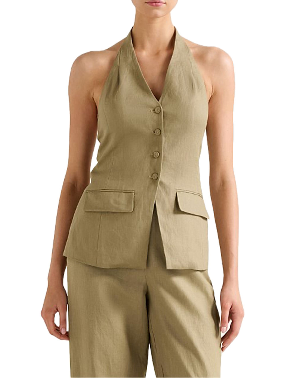 Forever New Saxon Halter Waistcoat