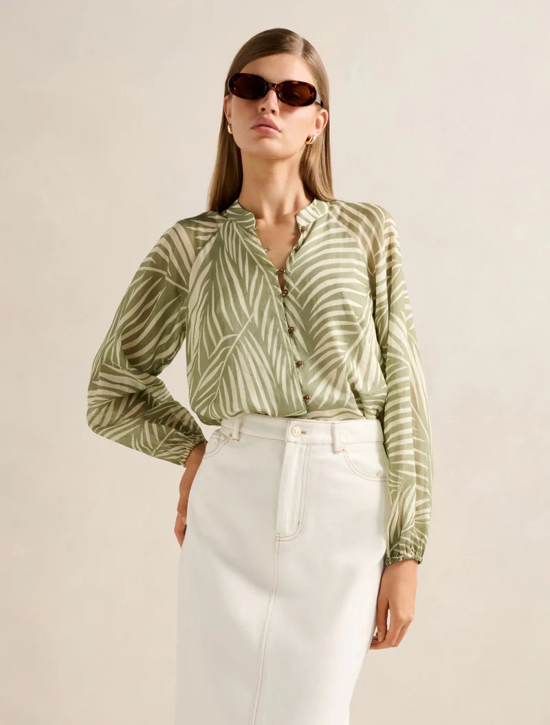Forever New Sabrina Puff Sleeve Blouse