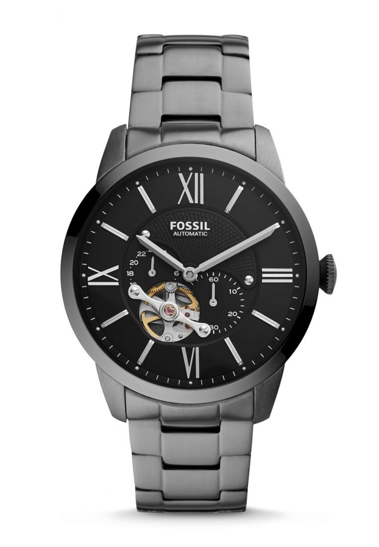 Fossil Townsman Automatic Smoke Stainless Steel Watch - ME3172 - Jam Tangan Pria