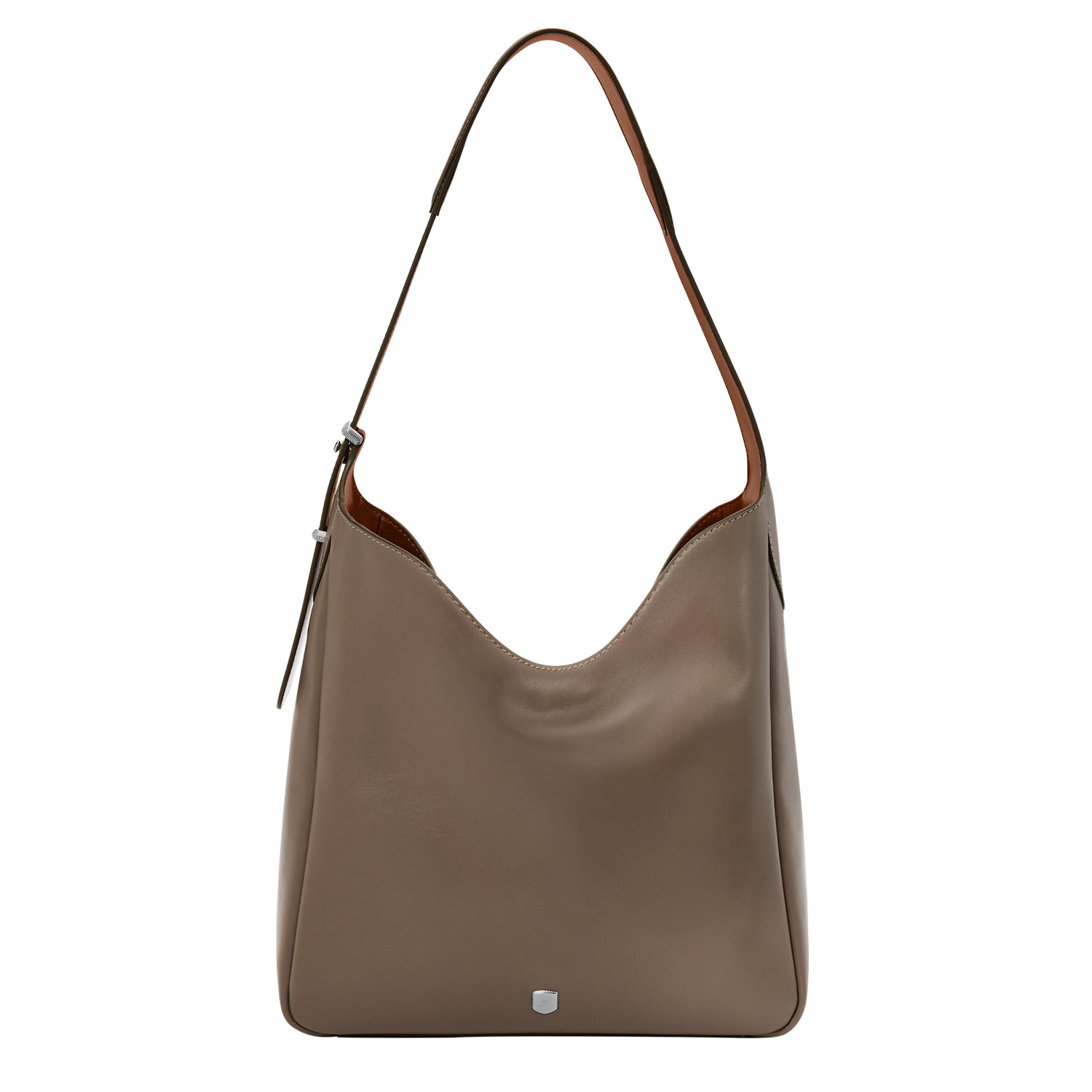 Fossil Dillon Smoke Leather Hobo Bag - ZB11091-793