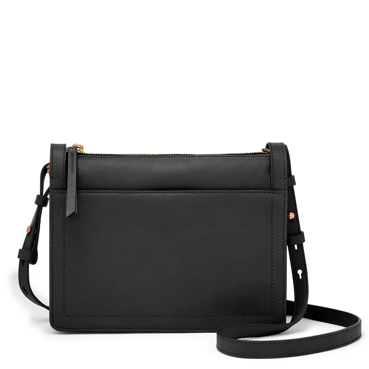 Fossil Taryn Crossbody Black Leather Tas Wanita - ZB1894-001