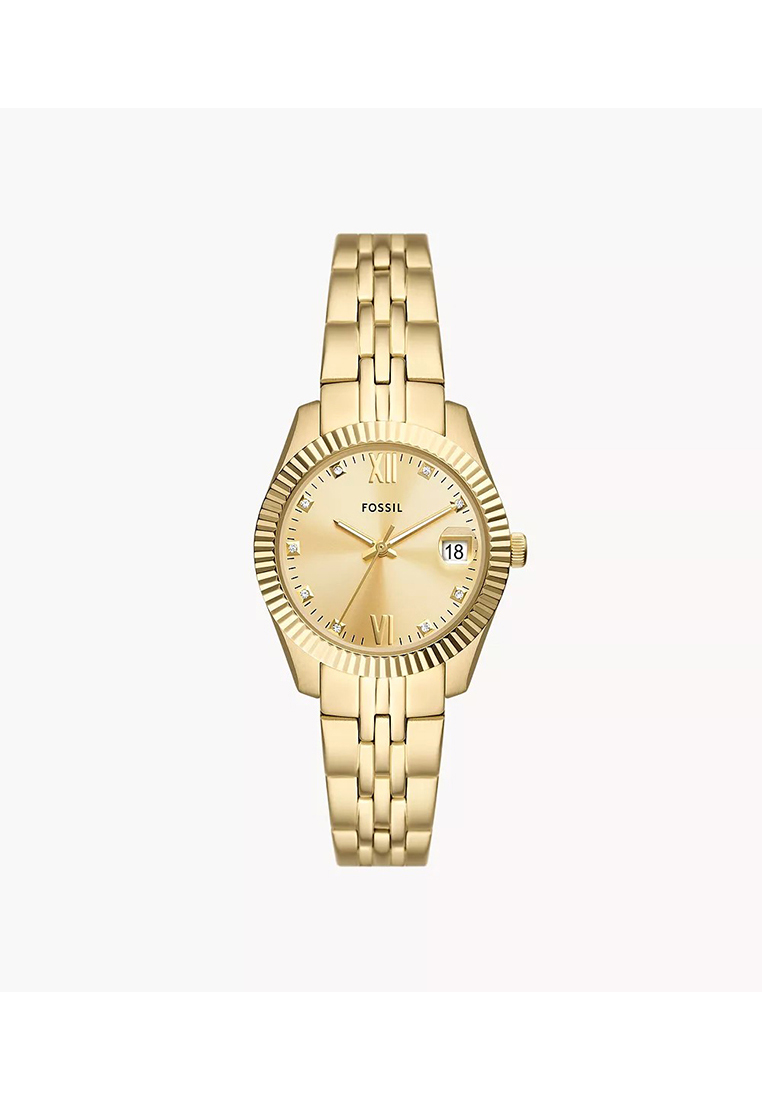 Fossil Scarlette Analog Gold Strap Jam Wanita 38MM ES5338