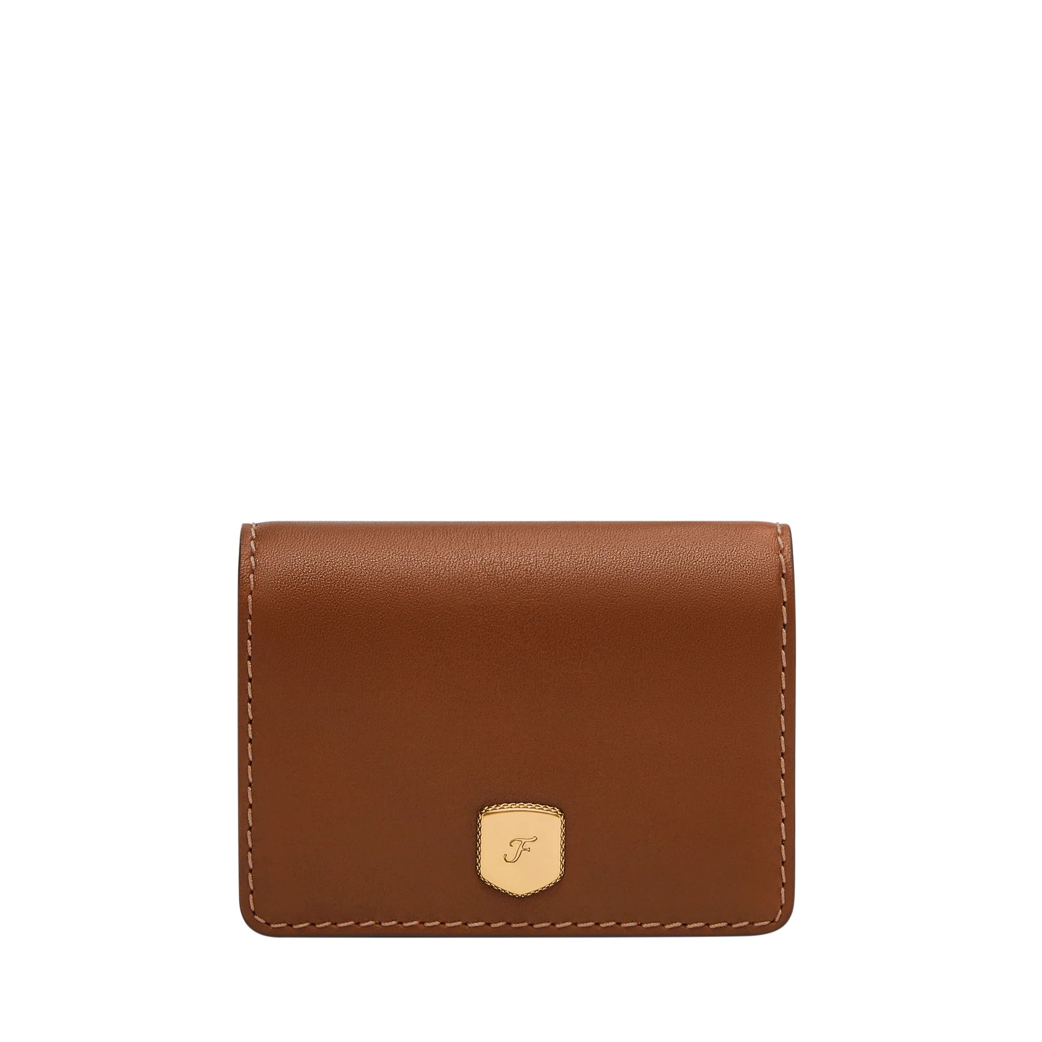 Fossil Lennox Leather Small Medium Brown Dompet Wanita SL10065-200