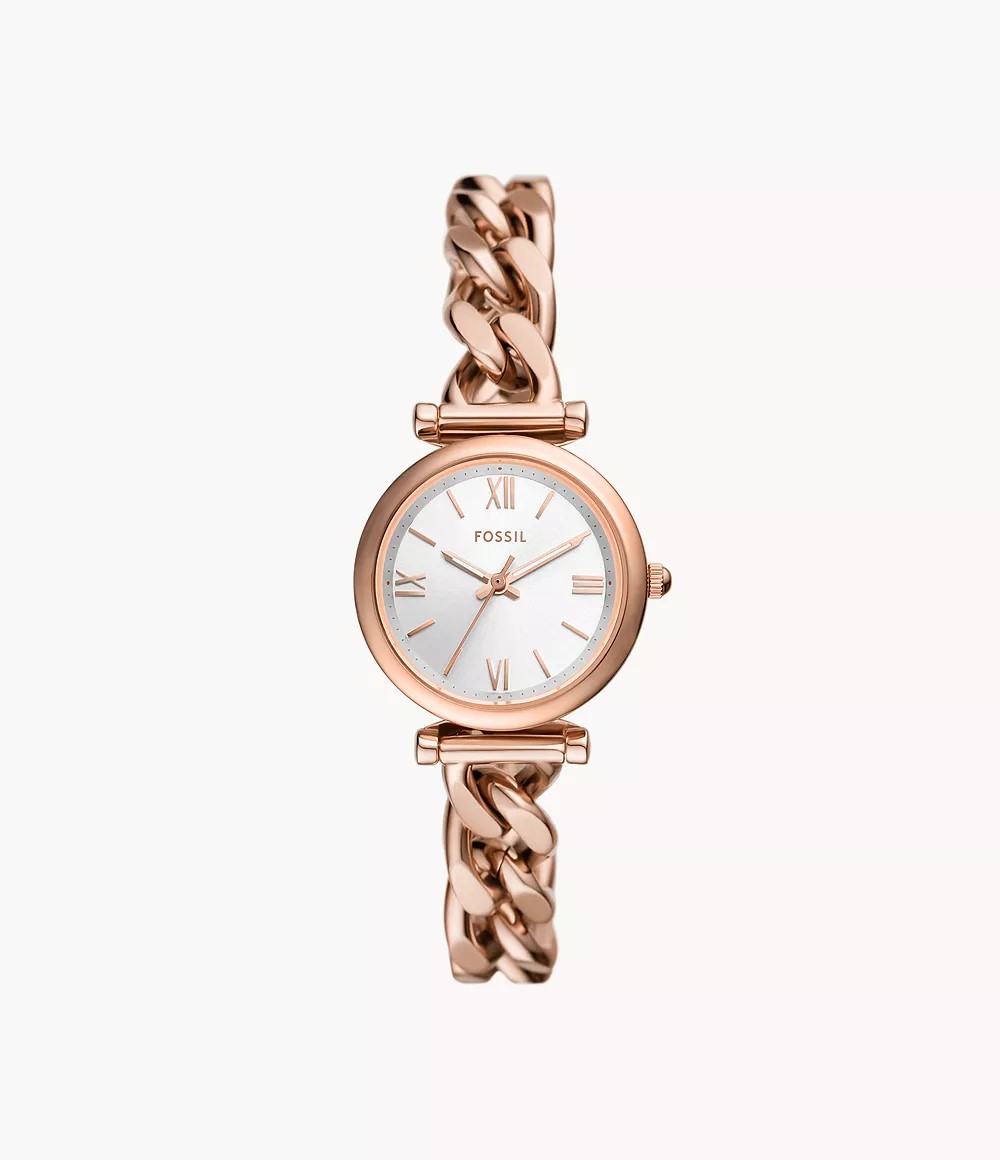 Fossil Scarlette Rose Gold Jam Tangan Wanita 28MM ES5330