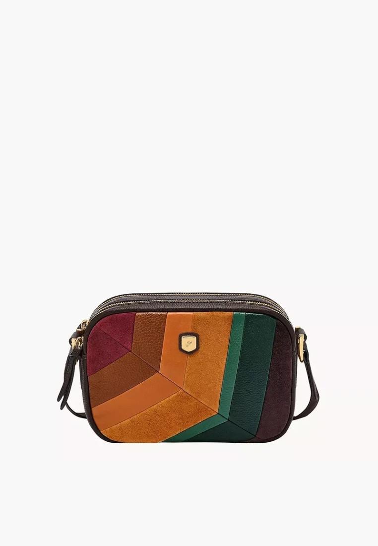 Fossil Danni Leather Crossbody Bag Patchwork Tas Wanita - ZB11224-186