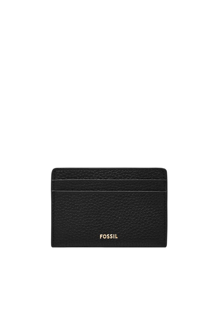 Fossil Logan RFID Card Case-Black Leather  SL10114-001