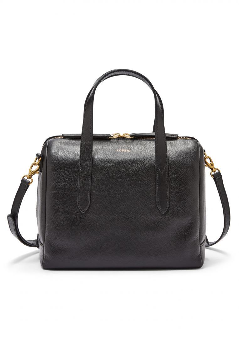 Fossil Sydney Leather Satchel Black Tas Wanita - SHB1978-001