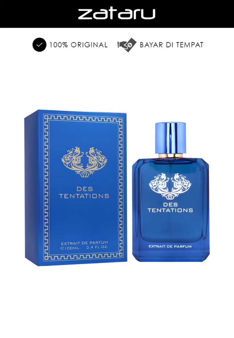 Fragrance World Des Tentations Extrait Man Extrait De Parfum - 100 ML (Parfum Pria)