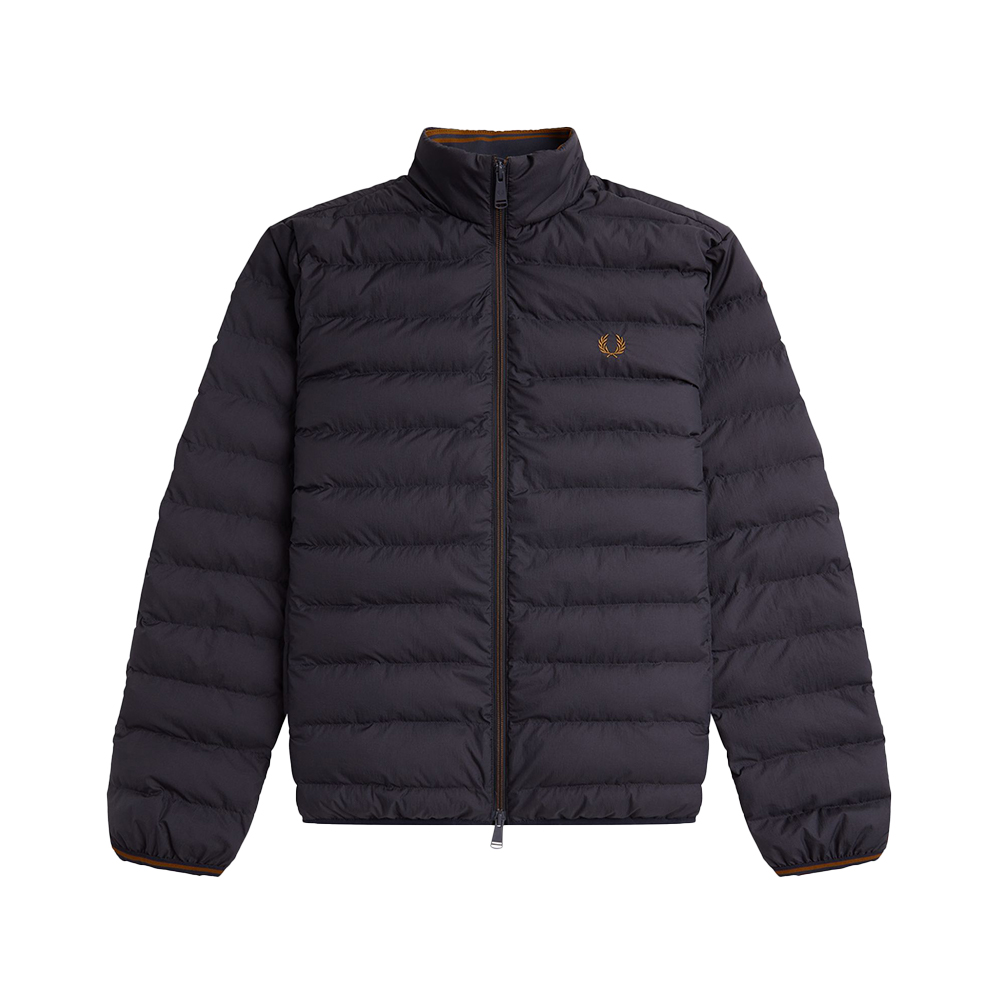 Fred Perry Zip Insulated Puffer Jacket Navy