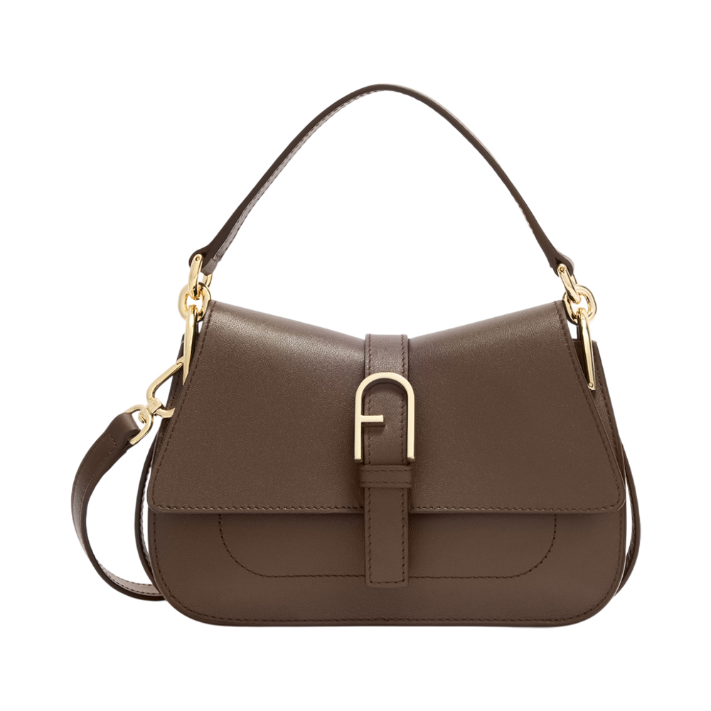 Furla Flow Mini Top Handle Bag Espresso