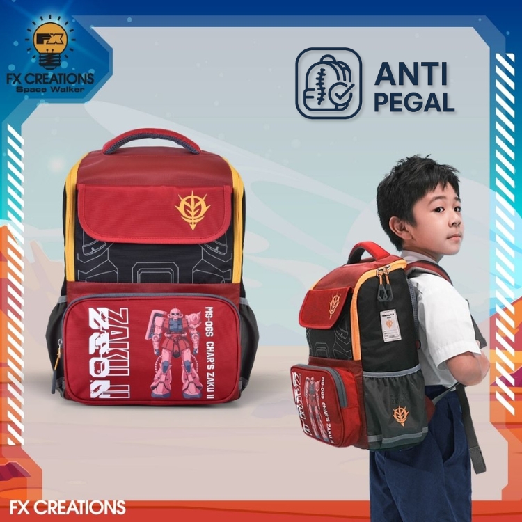 FX Creations Ransel Sekolah Anak Anti Pegal MS-06S CHAR’S School Backpack FX Creations SNA242015AGS-