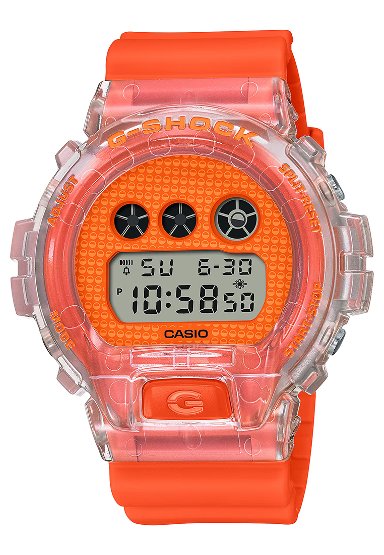 G-Shock - Jam Tangan Digital Pria - Orange - Resin Strap - DW-6900GL-4D
