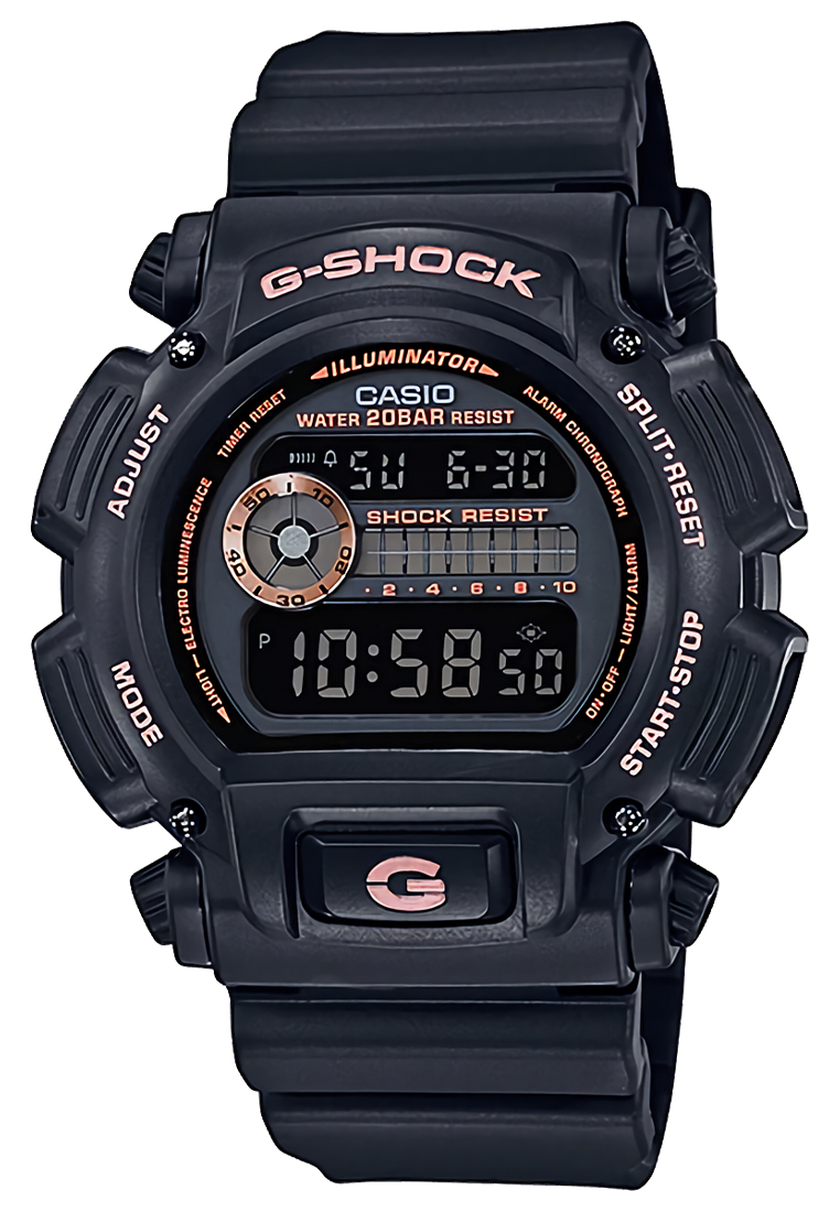 G-Shock Casio G-Shock - Jam Tangan Pria - Black - Resin Strap - DW-9052GBX-1A4DR