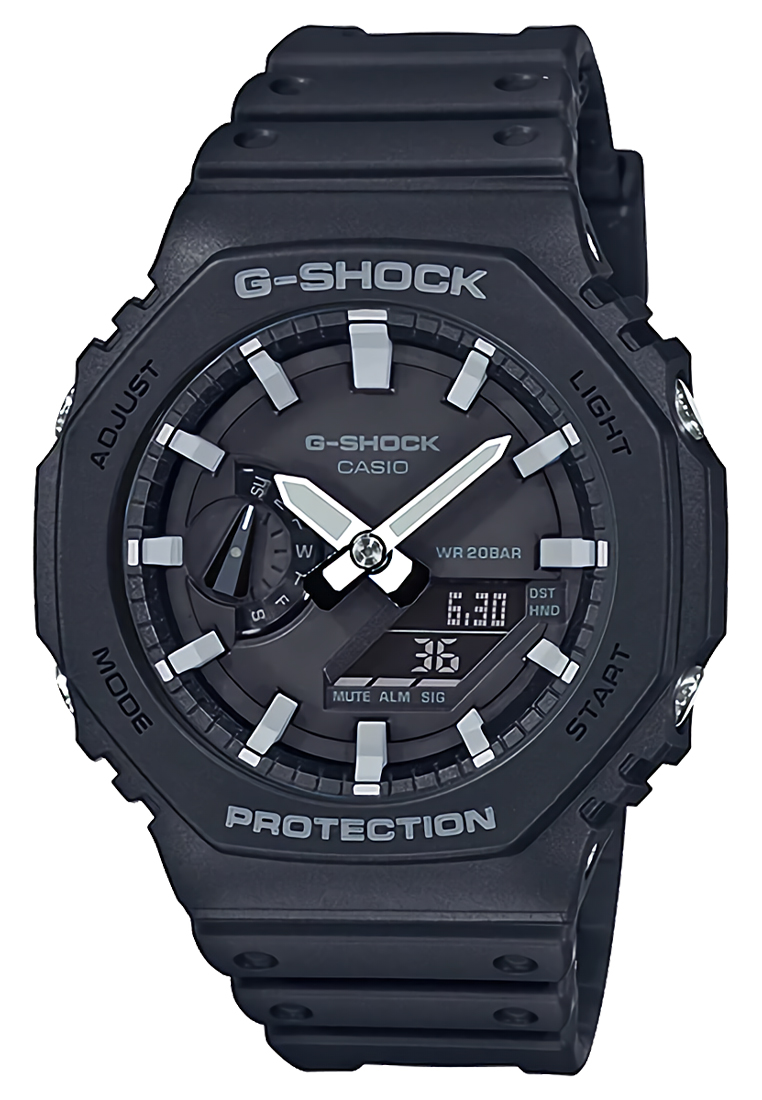 G-Shock - Jam Tangan Pria - Black - Resin Strap - GA-2100-1ADR