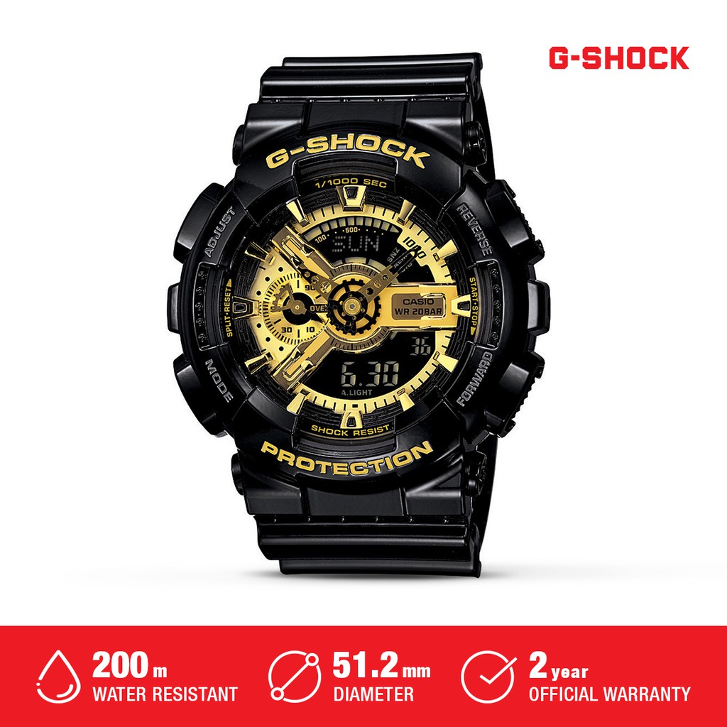 G-Shock Casio G-Shock Mudman Original Jam Tangan Pria GA-110GB-1ADR Waterproof