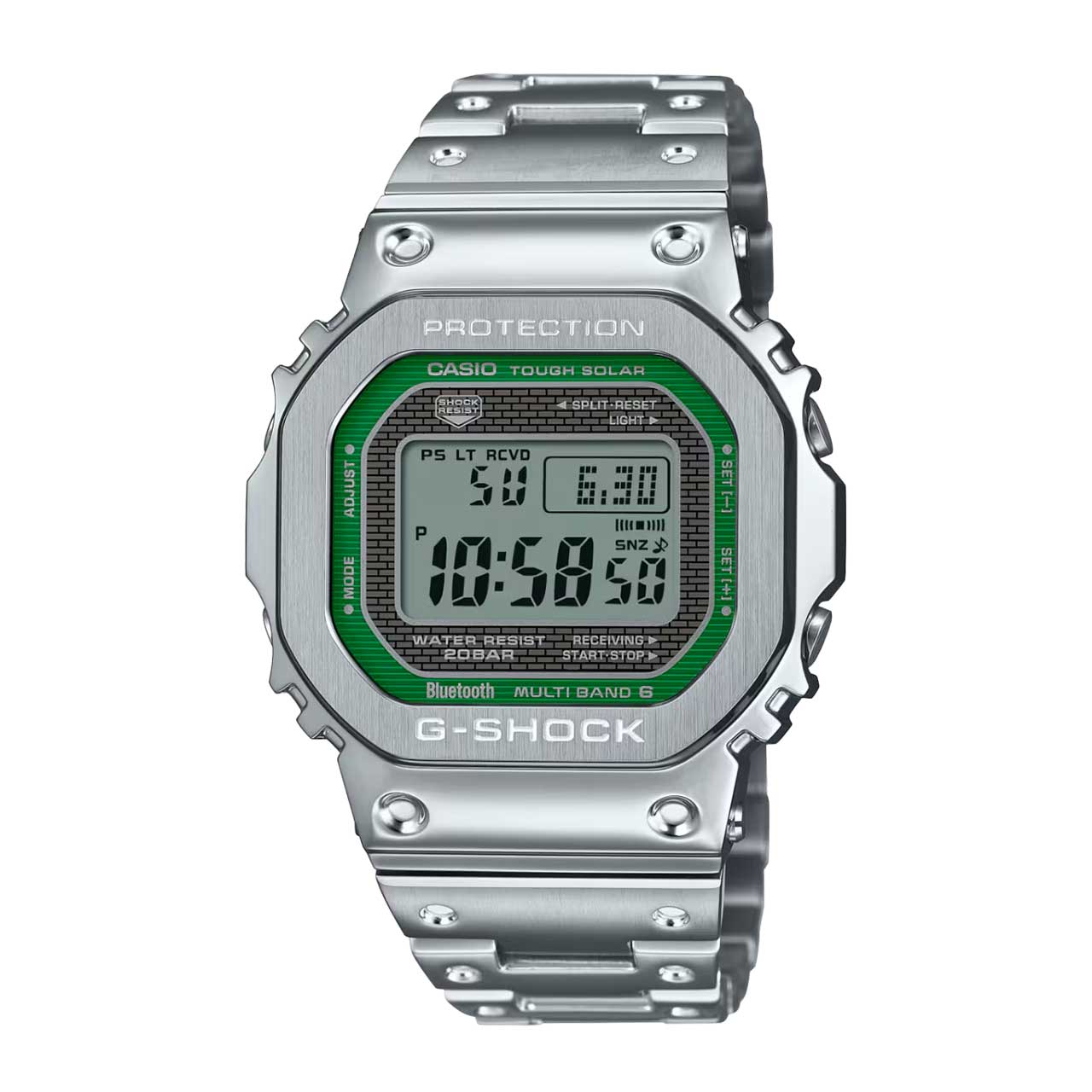 G-Shock Casio G-SHOCK Jam Tangan Pria - Silver Green - Resin Strap - GMW-B5000D-3DR
