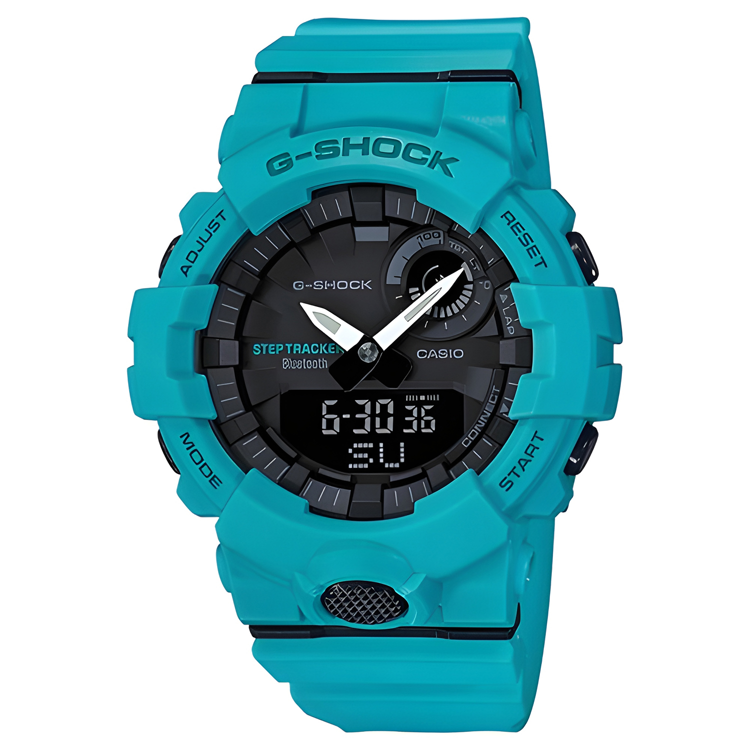 G-Shock Casio G-Shock G-Squad Jam Tangan Analog Digital Pria - Turquoise  Resin Case & Band - GBA-80