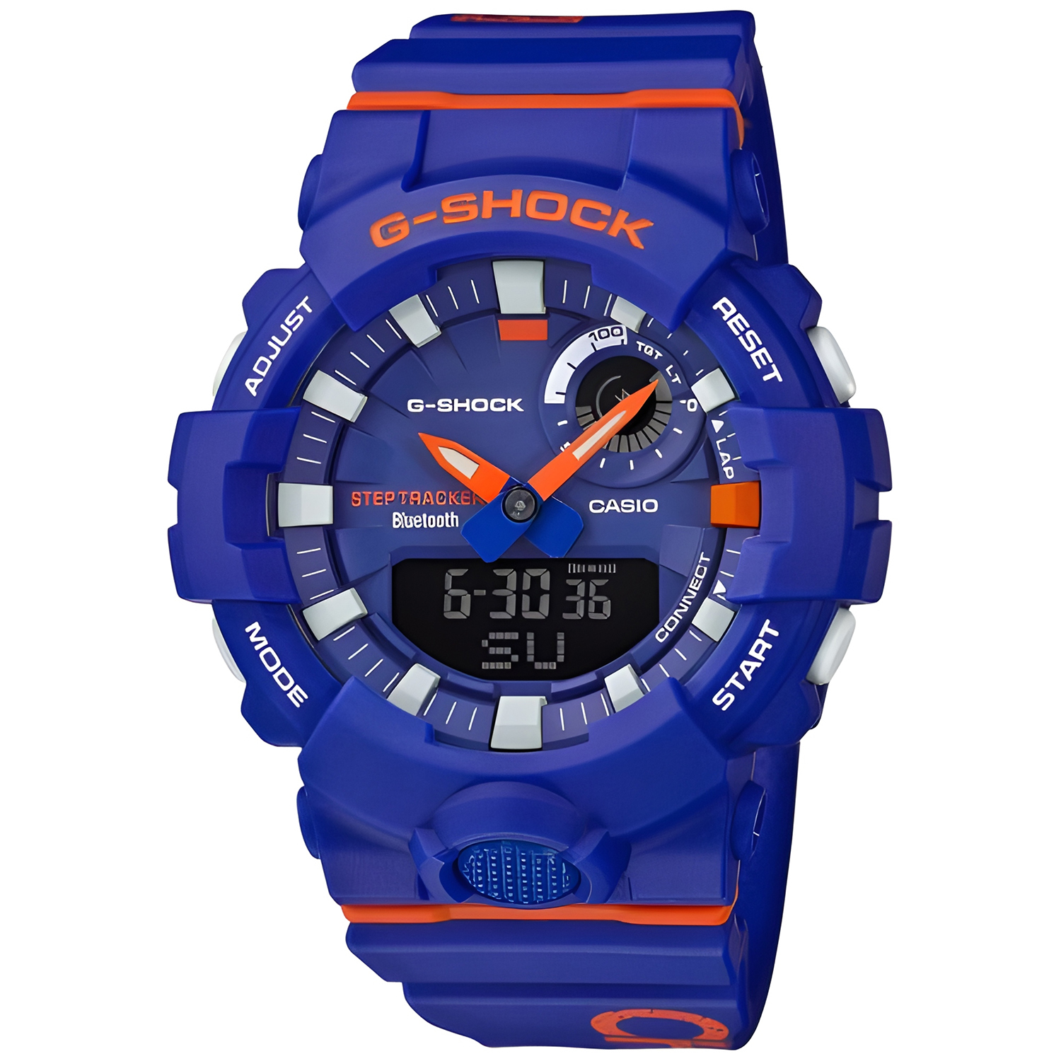 G-Shock Casio G-Shock G-Squad Jam Tangan Analog Digital Pria - Blue Resin Case & Band - GBA-800DG-2A