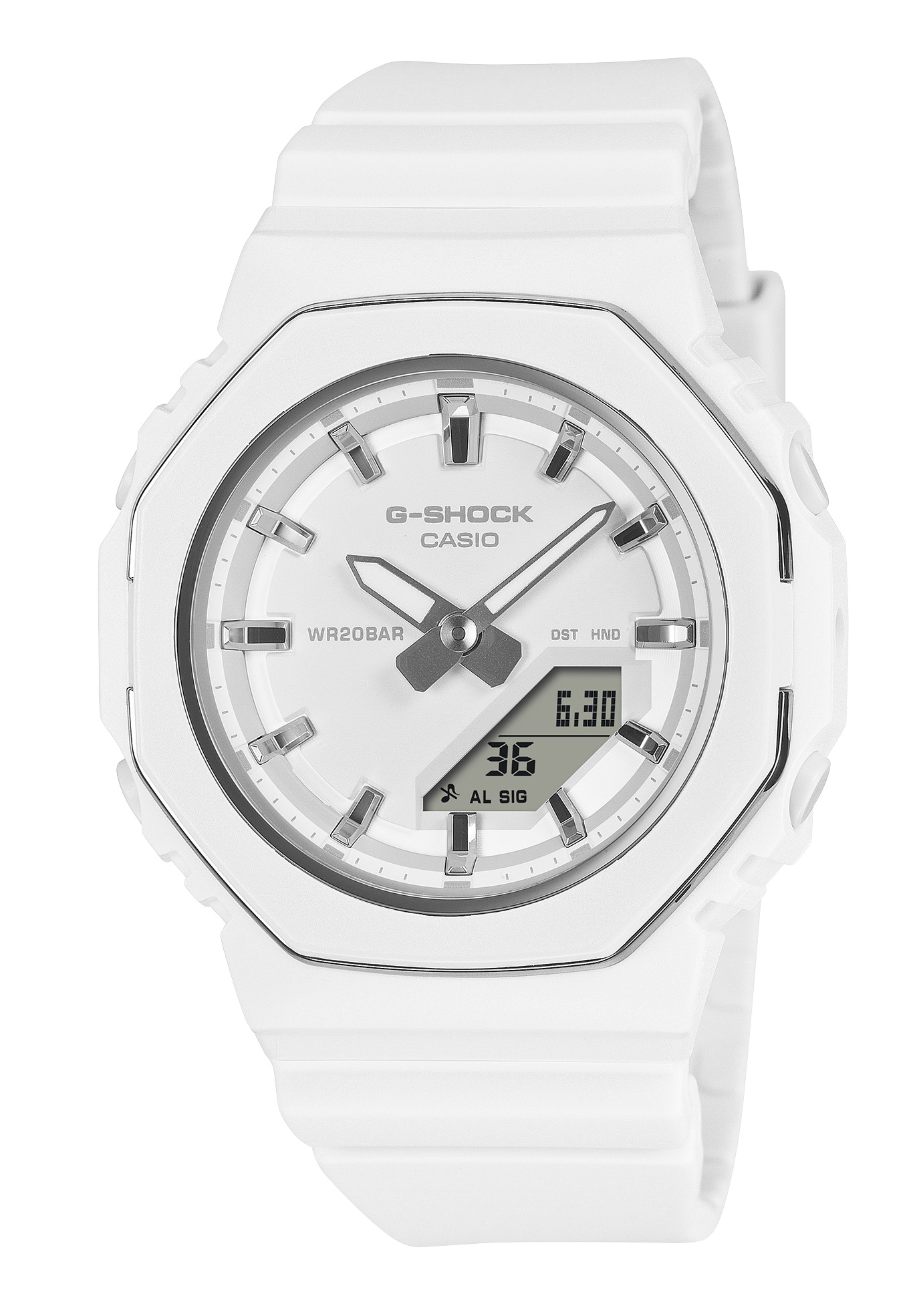 G-Shock Casio G-Shock Digital White GMA-P2110-7A Strap Resin