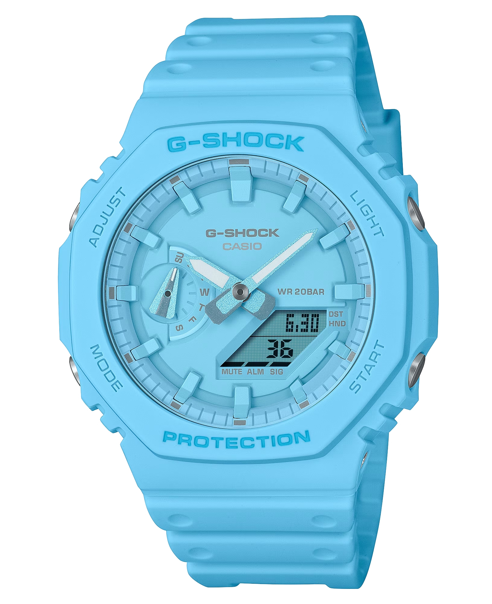 G-SHOCK Analog Ga-2100-2A2DR Light Blue